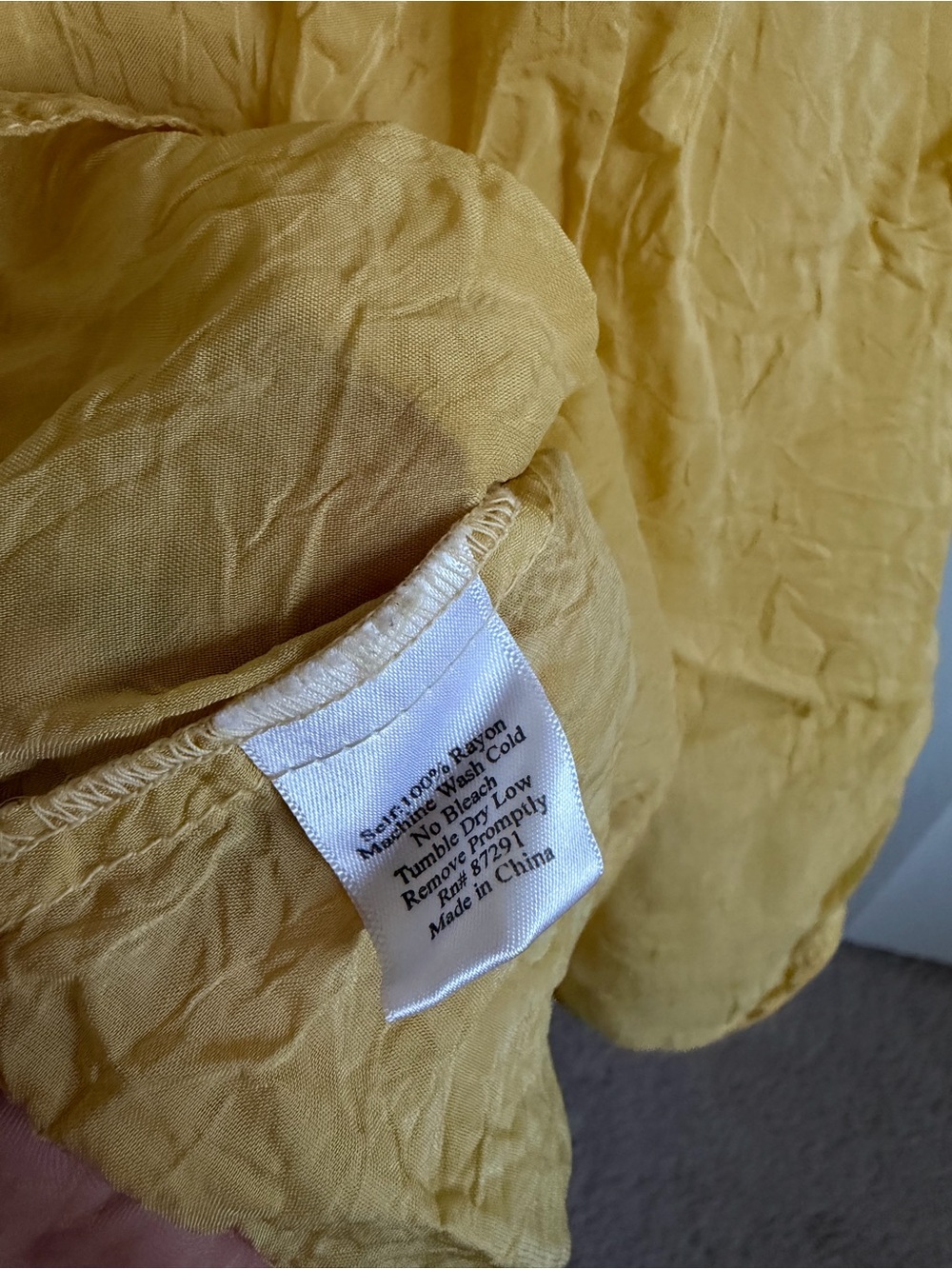 Johnny Was Yellow Tunic - Picture 4 of 4